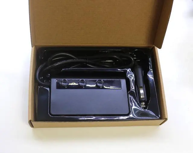 Alt view image 7 of 8 - Quick Charge 3.0 Cigarette Lighter Splitter 4-Port USB Car Charger 12V/24V 3-Socket 180W ON-OFF DC Power