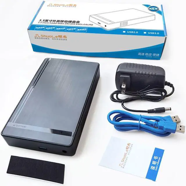 Alt view image 4 of 8 - 3.5" 2.5" SATA Hard Disk Enclosure USB3.0 Tool Free HDD SSD External Mobile Hard Disk Box Shell