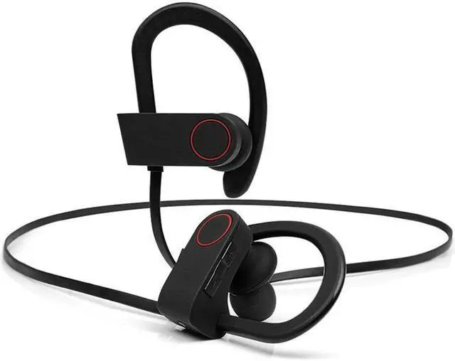 Alt view image 3 of 8 - IPX7 Waterproof Wireless Headset Sports Bass Wireless Bluetooth 5.0 Earphones With Microphone
