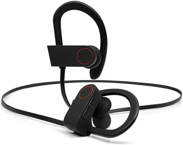 Alt view image 2 of 8 - IPX7 Waterproof Wireless Headset Sports Bass Wireless Bluetooth 5.0 Earphones With Microphone