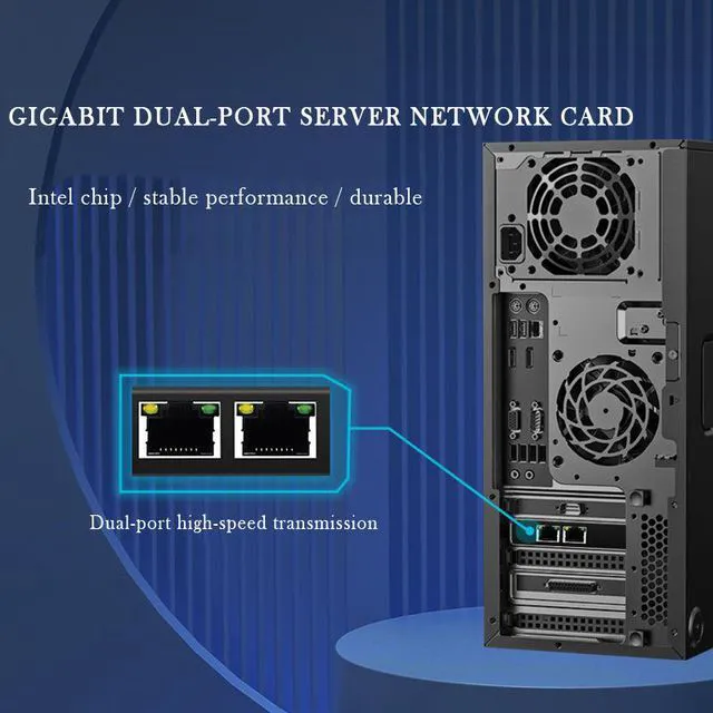 Alt view image 8 of 13 - 2500Mbps Pcie To RJ45 Intel I226 Network Card 2.5G Gigabit Ethernet Dual Ports 100/1000/2500Mbps Network Card For Desktop