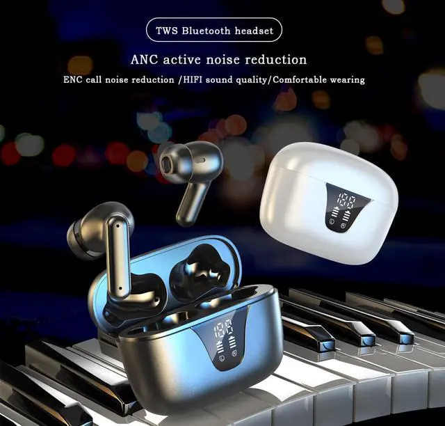 Alt view image 4 of 8 - TWS Bluetooth Headphone Wireless Earphones IPX5 Waterproof Sport Earbuds Touch Control HIFI Stereo Headset with Mic