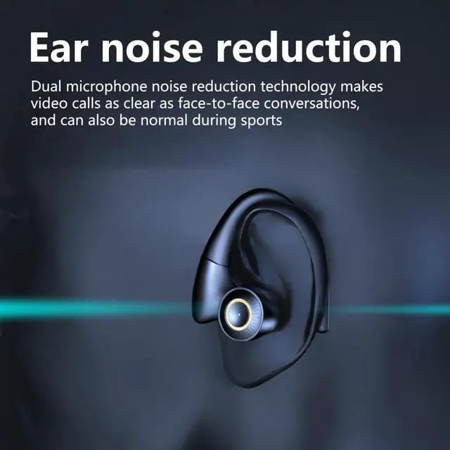 Alt view image 4 of 8 - Earbud IPX5 Waterproof Ture Wireless Earphone Bluetooth 5.0 Surround Sports Ear Hook Earphone