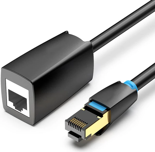 Main image of 2m/6.56 Cat8 Ethernet Extension Cable SFTP 40Gbps RJ45 Extender Patch Cord Adapter for Router Modem PC Cat 8 Ethernet Cable