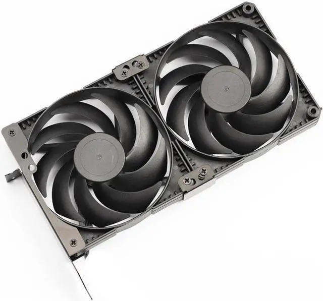 Alt view image 3 of 7 - 9cm/12cm Fan Buckle Video Card Cooler Fan Accessories Fan Bracket PCI Lot Cooling Rack Desktop Computer Auxiliary Radiator Retrofit Cooling Rack