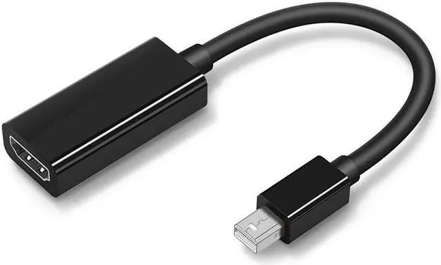 Alt view image 2 of 6 - Mini DP To HDMI Cable Converter Adapter 1080p HD Male To Female DisplayPort DP To Adapter Cable For Apple Mac Macbook