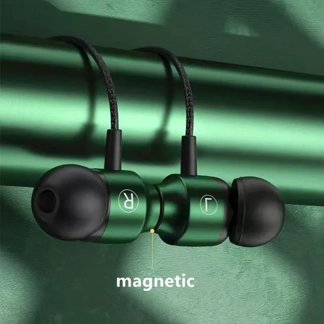 Alt view image 6 of 7 - Metal HiFi 3.5mm Jack Wired Earphone 3.5mm AUX Connector With HD Mic Gaming Music Sport Headphones Bass Surround Sound Headsets