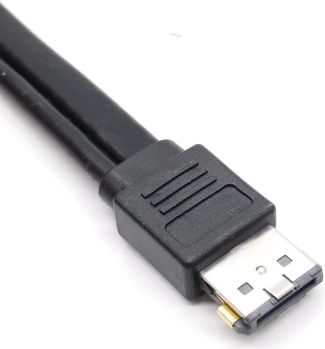 Alt view image 2 of 6 - 1Pc Power Esata USB 2.0 5V 12V Combo to 2.5'' 3.5'' 22Pin Sata HDD Adapter Cable