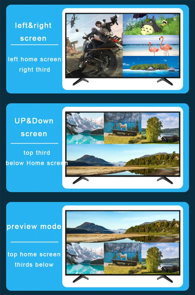Alt view image 6 of 8 - HDMI 4x1 Multi-viewer switcher 4K Seamless Quad Screen Real Time Multi Viewer Splitter 4 in 1 out HDMI Switch Adapter with IR