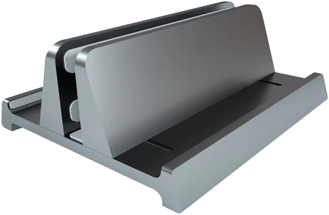 Main image of Vertical Laptop Stand Holder Adjustable Desktop Notebook Dock 3 in 1 Space-Saving Stand for MacBook Pro Air, Laptop Accessories
