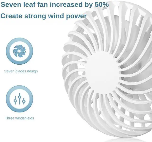 Alt view image 5 of 8 - Portable Hanging Neck Fans USB Rechargeable Mini Air Cooling Fan Air Conditioner Wearable Neckband Fans with Colorful breathing light