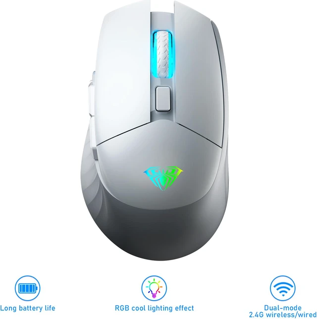 Main image of RGB 2.4G Wireless / Type-C Wired Dual-mode Gaming Mouse 10000 DPI Mice for Pc gamer Computer Desktop Laptop