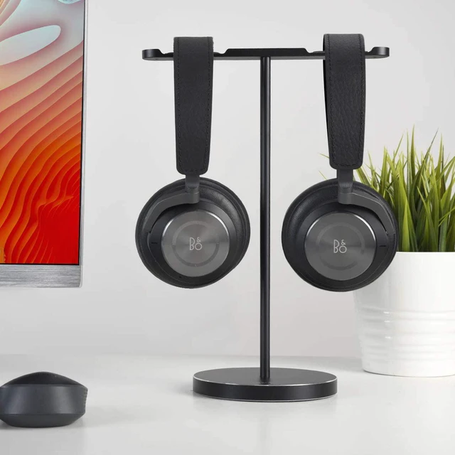Alt view image 6 of 8 - Aluminum Alloy Headphone Stand Support PC Gaming Headsets Holder Hanger Detachable Metal Earphone Rack Brace