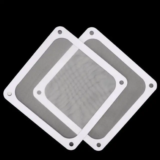 Main image of Magnetic Frame  Mesh Dust Filter PC Cooler Fan Filter with Magnet Dustproof Computer Case Cover Net - 120mm White