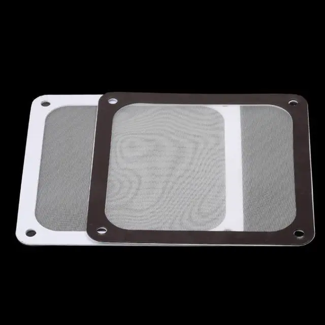 Alt view image 5 of 7 - Magnetic Frame  Mesh Dust Filter PC Cooler Fan Filter with Magnet Dustproof Computer Case Cover Net - 120mm White