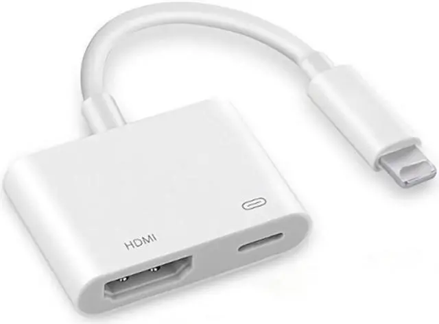 Alt view image 7 of 7 - Compatible with iPhone to HDMI Adapter Cable, Aictoe Digital AV Adapter 1080p HD TV Connector Cable Compatible with iPhone 11 Pro Xs Max XR 8 7 6Plus, iPad, iPod to TV Projector Monitor