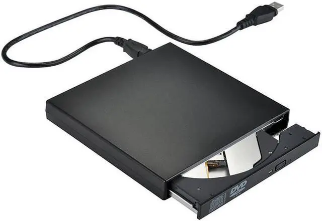 Alt view image 6 of 7 - Slim External Optical Drive USB 2.0 DVD Combo DVD ROM Player CD-RW Burner Writer Plug and Play For Macbook Laptop Desktop PC