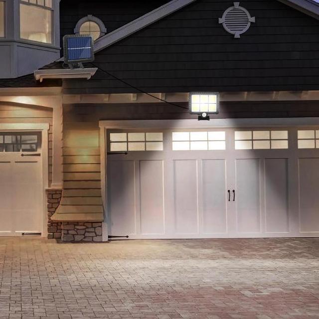 Alt view image 5 of 7 - 120 LED Solar Light Outdoor Solar Lamp PIR Motion Sensor Wall Light Waterproof Solar Powered Sunlight For Garden Decoration