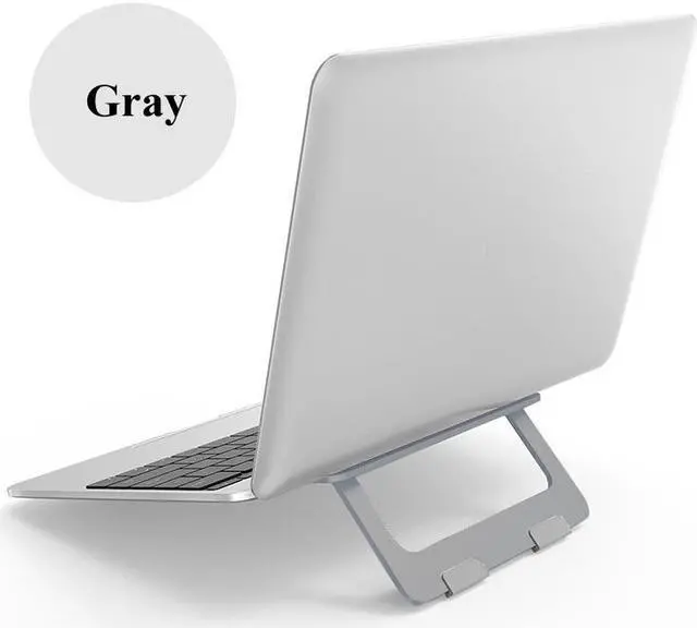 Main image of Foldable Laptop Stand Macbook Pro Aluminum Adjustable Desktop Tablet Holder Desk Table Mobile Phone Stand For iPad Air Notebook