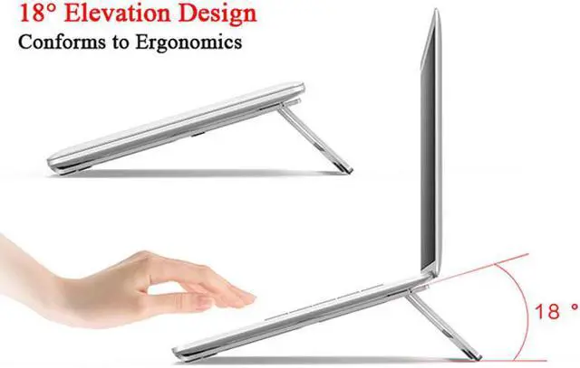 Alt view image 3 of 7 - Foldable Laptop Stand Macbook Pro Aluminum Adjustable Desktop Tablet Holder Desk Table Mobile Phone Stand For iPad Air Notebook