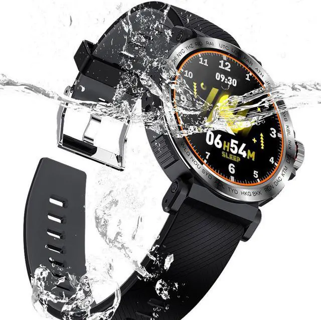 Alt view image 2 of 7 - Hitoor Sport IP68 Waterproof Smart Watch Full Touch Screen Men Clock Heart Rate Monitor Smartwatch Fitness Tracker Bracelet for IOS Android