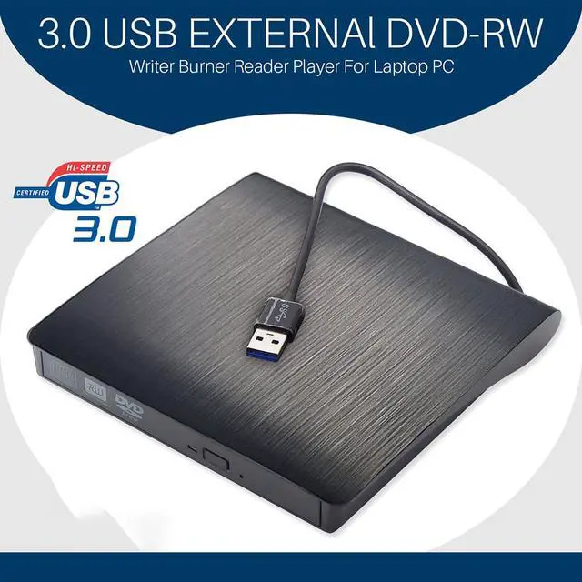 Alt view image 2 of 7 - USB 3.0 DVD-ROM Optical Drive External Slim CD ROM Disk Reader Desktop PC Laptop Tablet Promotion DVD Player