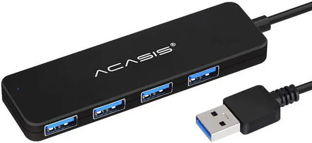 Main image of HUB USB 3.0 4 Ports External Splitter with Micro USB Port Charging for iMac Laptop Computer Accessories HUB USB Adapter (20cm)