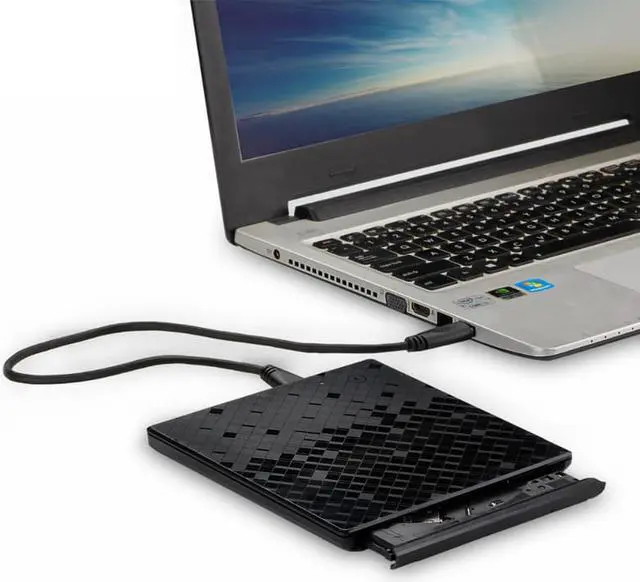 Alt view image 6 of 7 - USB 3.0 Touch Control External Drive DVD-ROM CD-RW DVD-RW Burner Player Portable Reader Slim for Windows XP/7/8/10 Laptop MAC OS