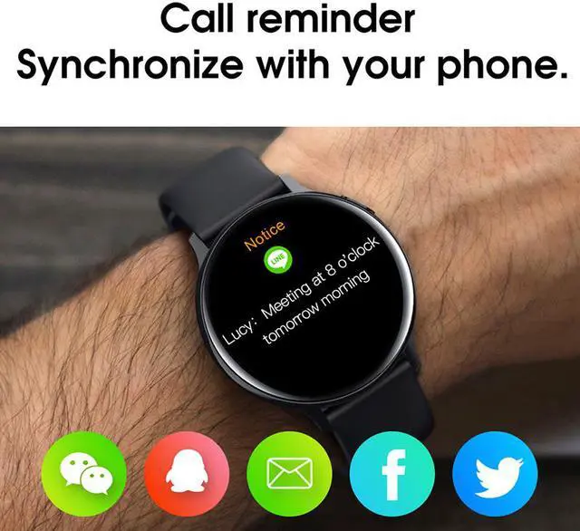 Alt view image 5 of 7 - Smart Watch Men Women Bracelet IP68 Waterproof Swim Full Touch Screen Smartwatch ECG Heart Rate Blood Pressure for Android IOS Phone
