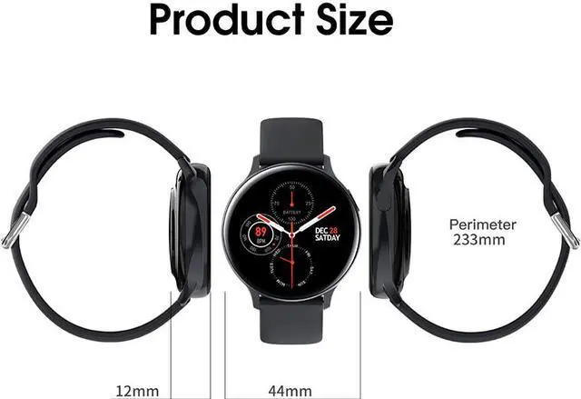 Alt view image 7 of 7 - Smart Watch Men Women Bracelet IP68 Waterproof Swim Full Touch Screen Smartwatch ECG Heart Rate Blood Pressure for Android IOS Phone