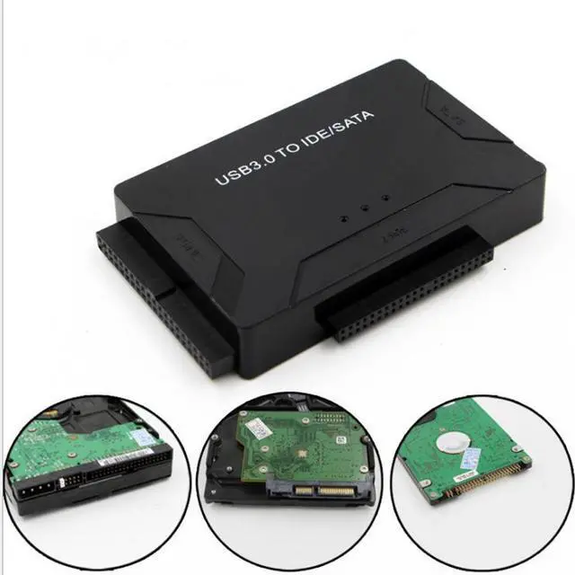 Alt view image 3 of 7 - USB To IDE SATA Data Adapter USB3.0 To IDE SATA Hard Disk Transfer Converter 4 in 1 For PC Laptop 2.5 3.5inch 8TB Hard Disk Dock