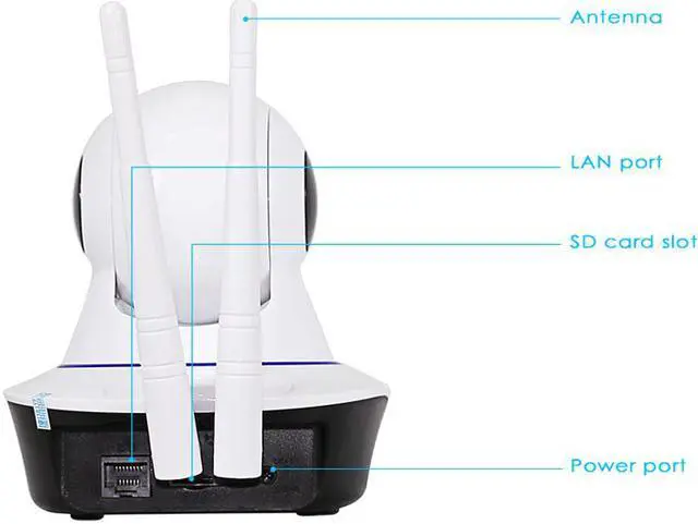 Alt view image 6 of 7 - 1080P HD IP Camera Wireless Home Security Camera Surveillance Camera Wifi Night Vision CCTV Camera 2mp Baby Monitor