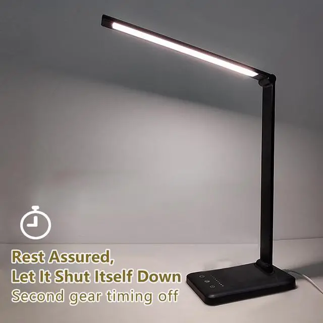 Alt view image 4 of 7 - 52PCS LED Desk Lamp 5 Color x5 Dimable Level Touch USB Chargeable Reading Eye-protect with timer Table lamp Night Light