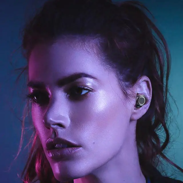 Alt view image 5 of 13 - TWS Bluetooth Earphone with Microphone Fingerprint Touch Wireless Headphones HD Stereo Noise Cancelling Music Earbud Headset