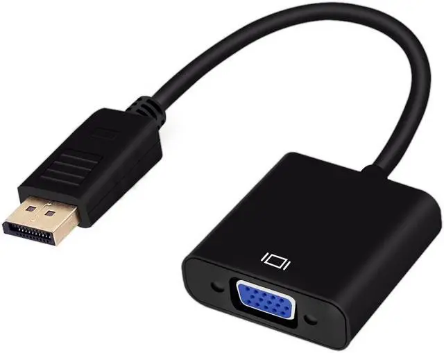 Main image of DisplayPort Display Port DP to VGA Adapter Cable Male to Female Converter for PC Computer Laptop HDTV Monitor Projector