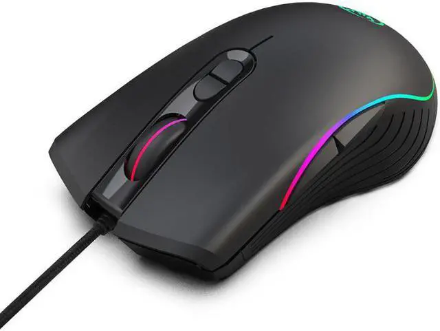 Alt view image 5 of 7 - Gaming Mouse 7 Buttons 6400Dpi Optical USB Wired Desktop Mice RGB Backlit Mice for PC Computer Laptop Gamers