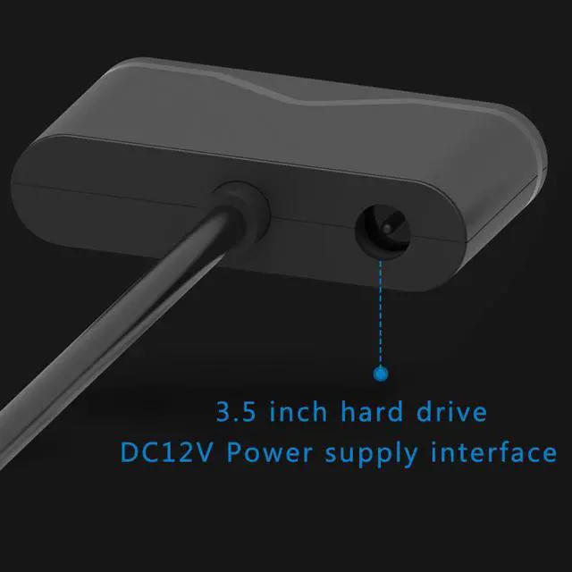 Alt view image 5 of 7 - Type C USB 3.1 To 15 + 7pin SATA 3.0 2.5 / 3.5 Inch Hard Disk Adapter Converter USB 3.1 Type C To SATA HDD / SSD Cable