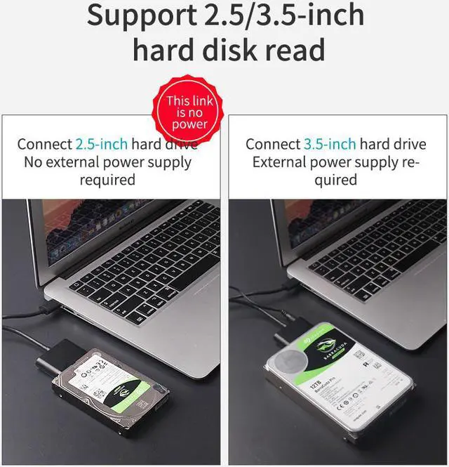 Alt view image 5 of 7 - USB 3.0 to SATA Cable 2.5inch HDD / SDD Hard Drive Adapter Cable Converter For 2.5" Laptop HDD SSD