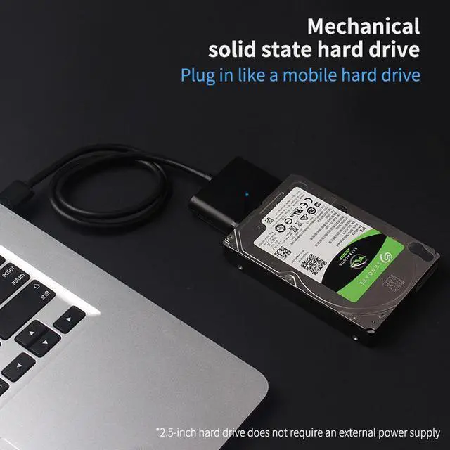 Alt view image 7 of 7 - USB 3.0 to SATA Cable 2.5inch HDD / SDD Hard Drive Adapter Cable Converter For 2.5" Laptop HDD SSD