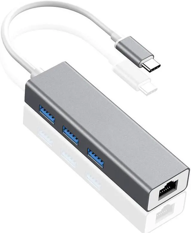 Main image of Type-C To RJ45 Network Card Hundred Trillion USB 3.0 Hub Type C To RJ45 Hub USB 3.0 Ethernet Network Adapter