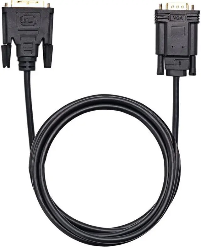 Alt view image 7 of 7 - Active DVI to VGA, 6FT DVI 24+1 DVI-D M to VGA Male with Chip Active Adapter Converter Cable for PC DVD Monitor HDTV ...