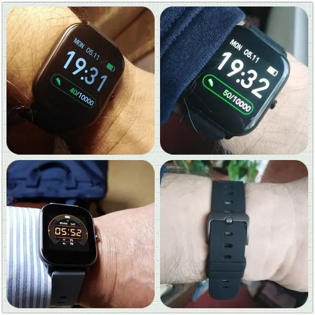 Alt view image 7 of 7 - 1.4 inch Smart Watch Men Full Touch Smartwatch Fitness Tracker Blood Pressure Heart Rate Monitor Women Sport Smartwatch for IOS Android