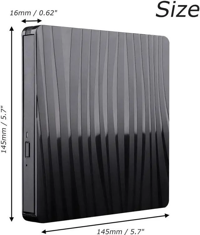 Alt view image 6 of 7 - Type C USB 3.0 Slim External DVD RW CD Writer Drive Burner Reader Player Optical Drives CD-RW Burner Reader Recorder For Laptop