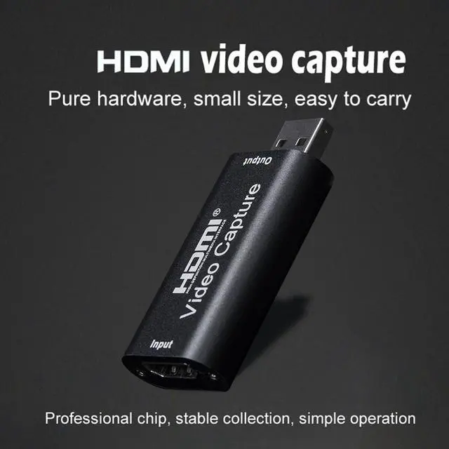 Alt view image 2 of 7 - Video Card Capture HDMI Video Capture Card Device PC PS4 Game Live Streaming 4K 1080P HD VHS Board USB 2.0 Grabber Recorder Box