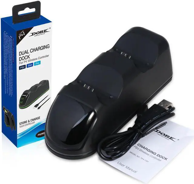 Alt view image 7 of 7 - PS4 Controller Joystick Handle USB Charger Stand Fast Charging Docking Station Gamepad for Playstation 4 PS4 Slim Pro Stand