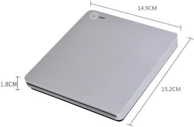 Alt view image 5 of 7 - Touch Sensor External CD DVD Drive, USB 3.0 USB Type C Ultra Slim DVD RW CD ROM Drive Burner Writer Recorder Player Portable Slot in Superdrive for Mac/MacBook Pro/Air/iMac/Laptop/PC Windows