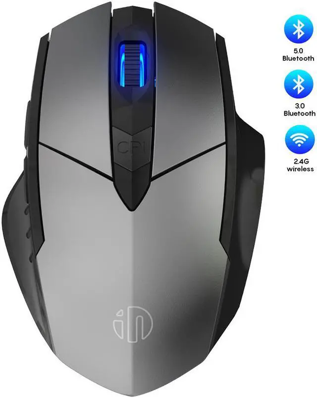 Main image of Bluetooth Mouse Wireless 2.4GHz Ergonomic Mice Mouse 4000DPI USB Receiver Optical Computer Gaming Mouse for Laptop PC