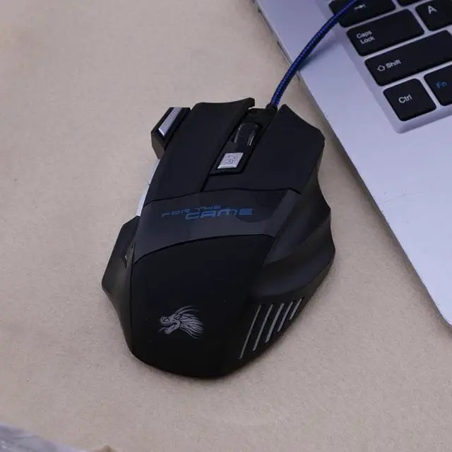 Alt view image 4 of 7 - 5500DPI LED Optical USB Wired Gaming Mouse 7 Buttons Gamer Computer Mice for Computer Laptop Desktop PC Gaming Mice