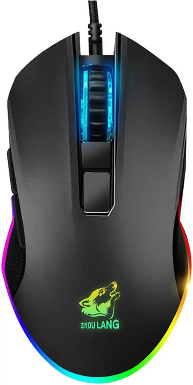 Main image of RGB Gaming Mouse USB Wired 6 Buttons 3200DPI Optical Click Computer Mouse Gamer Mice for PC Laptop Notebook Game Mice