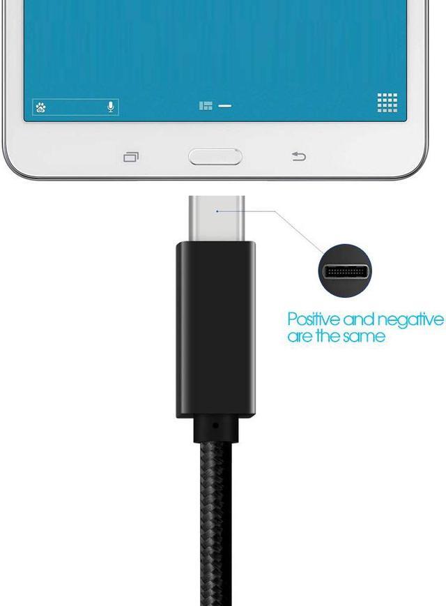Alt view image 2 of 7 - USB C to USB C Cable, [6.6ft USB 3.1 Gen2 100W/5A] Fast Charging Cable,Braided USB Type C Charger Cord PD Cable Compatible with Samsung Galaxy S20/S10/S9,MacBook Pro 2019/2018, iPad Pro and More